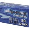Special Blue Cream Chargers - 50 Pack