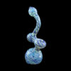 Color Raked Fumed Sherlock Bubbler Pipe
