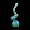 Color Raked Fumed Sherlock Bubbler Pipe