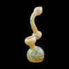 Color Raked Fumed Sherlock Bubbler Pipe