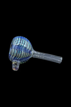 LA Pipes Color Raked Bubble Pull-Stem Slide Bowl