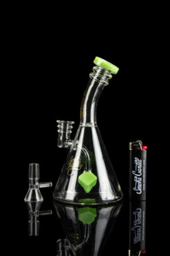 "Hecate" Cube Perc Beaker Bong