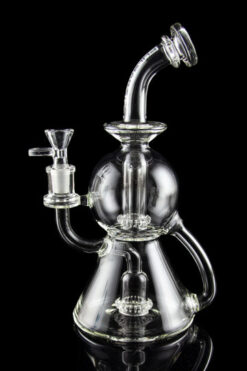 "The Thinker" Geometric Recycler Water Pipe