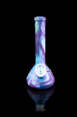 Bongs USA Rainbow Waves Silicone Bong