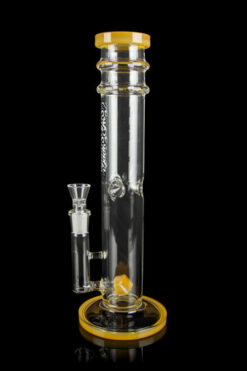 "Persephone" Unique Cube Perc Heavy Glass Bong