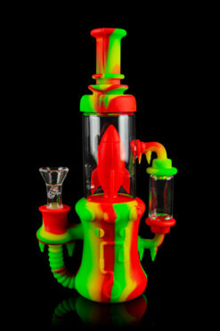 Silicone Rocket Ship Water Pipe