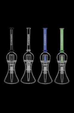 Bubble Vapor Vessel with Quartz Tip & Stand