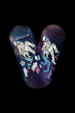 Pulsar SK8Tray Rolling Tray with Lid - Super Spaceman
