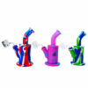 Silicone 9" Fat Can Dab Rig - Assorted Colors Silicone 9" Fat Can Dab Rig - Assorted Colors