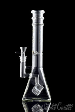 "Hercules" Cube Perc Pyramid Beaker Bong