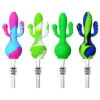 Silicone Cactus Dab Straw Collector