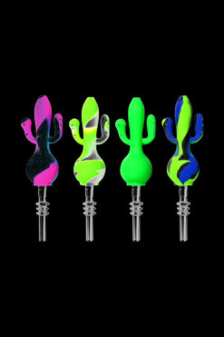 Silicone Cactus Dab Straw Collector