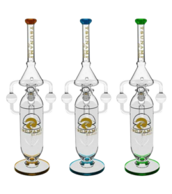 Tsunami 18" Jelly Tooth Triple Recycler Water Pipe
