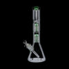 Beaker Base Glass Ice Bong with Double Tree Perc