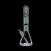 Beaker Base Glass Ice Bong with Double Tree Perc