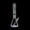 Beaker Base Glass Ice Bong with Double Tree Perc