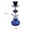 DEJAYA Small Portable Hookah Set