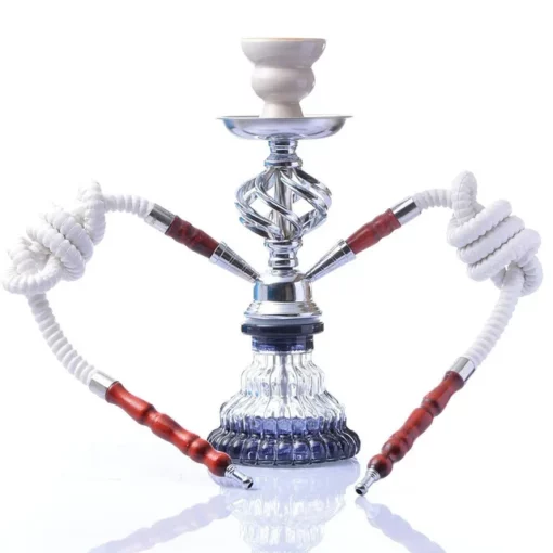 Ceramic Bowl Glass Hookah Set