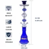 Premium 2-Hose Hookah Kit with Glass Vase
