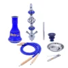 Premium 2-Hose Hookah Kit with Glass Vase
