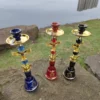 Resin Stainless Steel Hookah Set with Glass Bottle