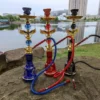 Resin Stainless Steel Hookah Set with Glass Bottle
