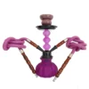 Pink Purple Fluorescent Arabic Hookah Shisha Set