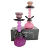 Pink Purple Fluorescent Arabic Hookah Shisha Set