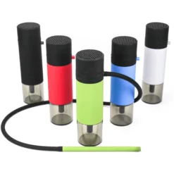 Portable Hookah Set with Protective Cover for Car Outdoor Travel Chicha Sheesha Narguiles Smoking Accessories Small Shisha Kit