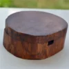Retro Wooden Ashtray with Lid
