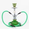 Arab Diamond Ball Double Tube Glass Hookah Set