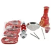 4-Hose Shisha Set with Ceramic Bowl, Metal Tongs & Accessories 4-Hose Shisha Set with Ceramic Bowl, Metal Tongs & Accessories
